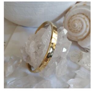 Gold Bangle Bracelet Set of 2